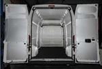 A fully lined van, compete with ceiling liner 